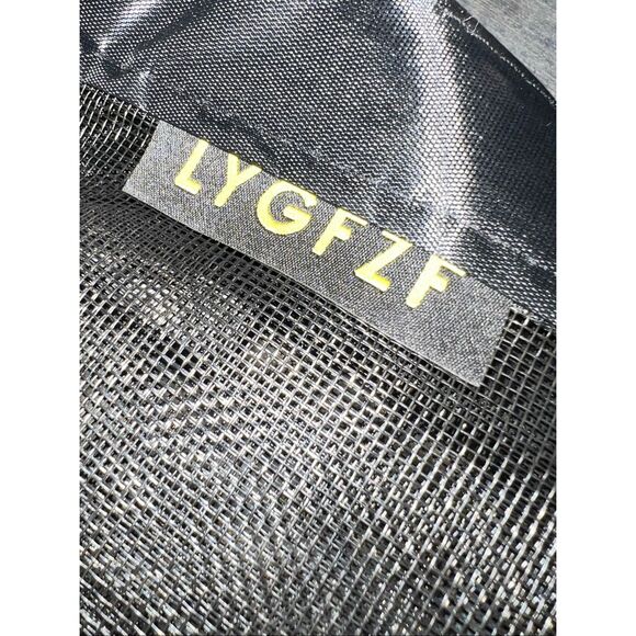 LYGFZ Black Center Opening Magnetic Screen Door 59" x 85.8" - Picture 5 of 8